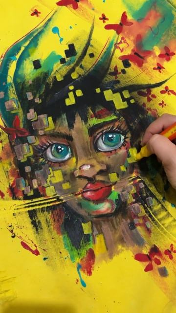 Зарисовала пятна на кофте))) #творчество #art #художник #рисунокнаодежде #арт #картина #искусство смотреть онлайн