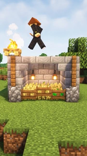 ЛЕГКИЙ СТАРТОВЫЙ ДОМ С ФЕРМОЙ В МАЙНКРАФТ 1.20 смотреть онлайн