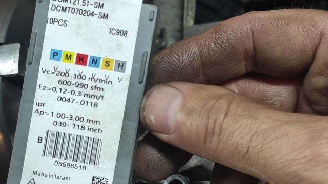 202410 Выбор пластинок резца для проточки закалённого по