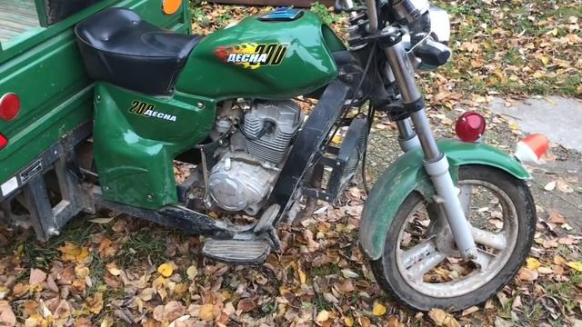 Бензиновый грузовой мотоцикл