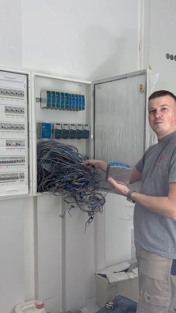 Сборка щита для трансформаторных LED блоков. Электрик Тула. Электромонтаж Москва.