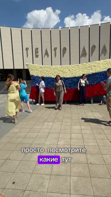 Кто есть с Краснодара? Видели флаг из роз ? #краснодар #?