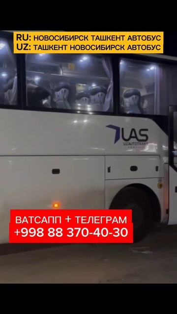 ТАШКЕНТ НОВОСИБИРСК АВТОБУС ДАВЛАТ РЕЙСЛАРИ ХИЗМАТИ ? смотреть онлайн