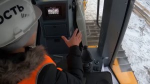 В кабине новенького Бульдозера ДСТ - Урал , Челябинск! #бульдозерист21века