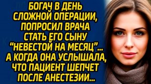 Богач в день сложной операции, попросил врача стать его сыну «невестой на месяц» … А когда она...