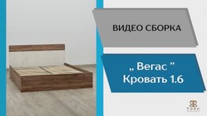 ТЭКС
Видео сборка. Спальня Вегас. Кровать 1,6.
