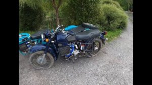 Мотоцикл Днепр / Урал с китайским мотором 26 лошадей и понижающим редуктором. Полный обзор.