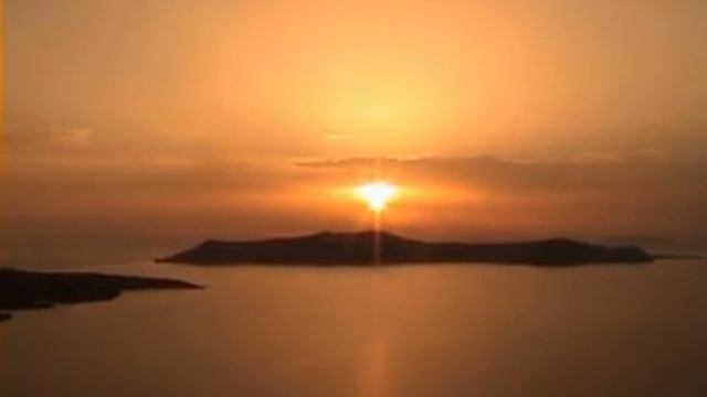 Закат на Санторини - Sunset at Santorini