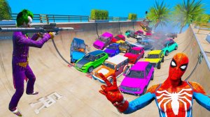 Мультики про Машинки Мстители против Злодеев Новое Испытание GTA 5 Моды