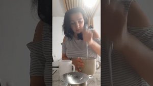 Кофе с пенкой с помощью венчика