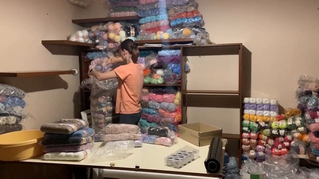 Залипалка или как я очень быстро собираю пряжу в связи с переездом . смотреть онлайн