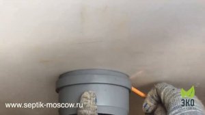 Монтаж септика Топас 6 Пр + наращивание горловины
