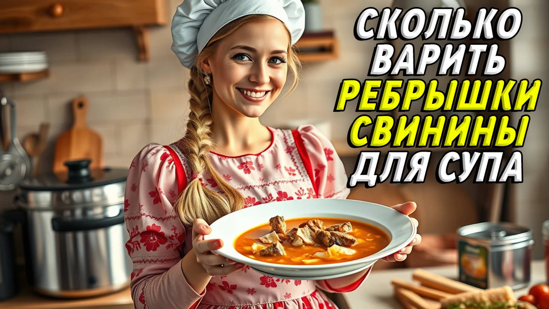 Сколько варить ребрышки свинины для супа смотреть онлайн