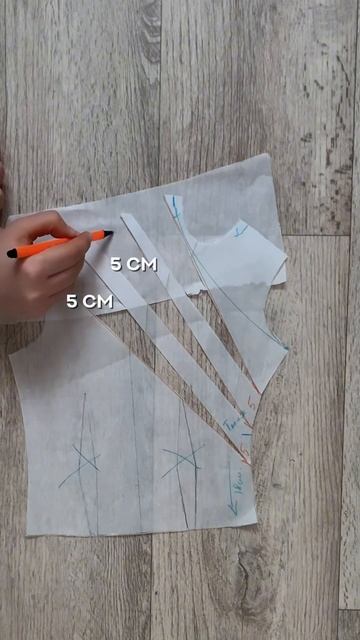 Моделирую интересный лонгслив из трикотажной базы. #п? смотреть онлайн