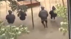 Менты на качелях