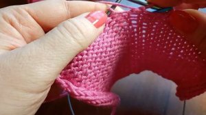 Урок 9. Убавление изнаночных петель спицами . Вязание для начинающих. Уроки вязания спицами. Knit