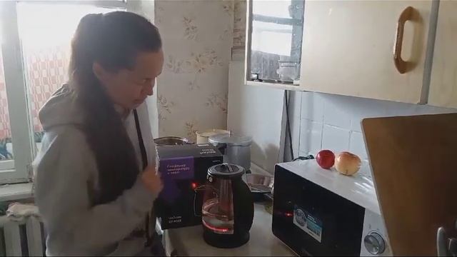 Обзор чайника #Kitfort KT-6145 Функциональный чайник с краси? смотреть онлайн