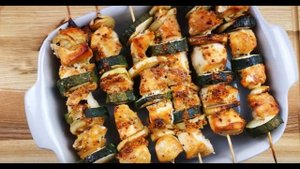 Куриные шашлычки в духовке #грудка#рецепты#рецепт#кур?