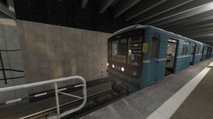 Garry’s Mod Metrostroi 81-717 Номерной Замоскворецкая линия метро Москва