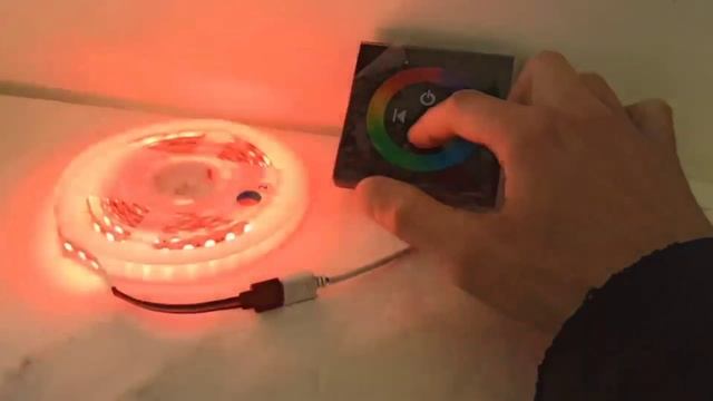 Контролер RGB 12A DC12-24V | Сенсорна панель | Dvorik Led