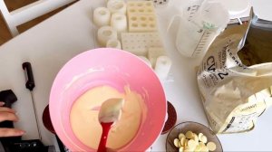 Темперируем шоколад на водяной бане. Заливка силиконо