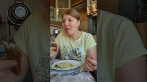 Мукбанг. Жареные минтай и путасу