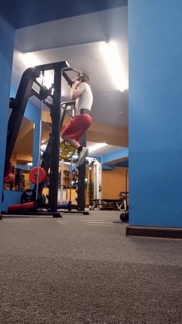 Подтягивания с новым доп. Весом 15 кг#теломастерская #с смотреть онлайн