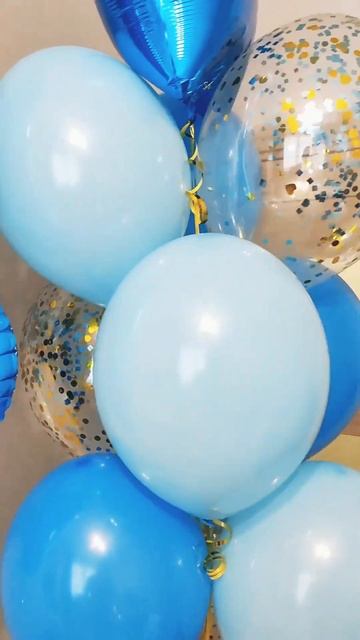 Шарики мальчику на день рождения 4 года #гелиевыешары #