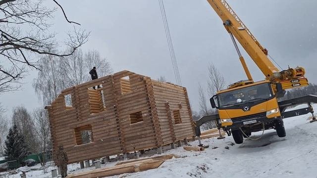 Сборка сруба за 5 дней
