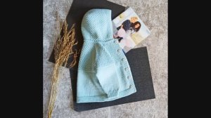 Детский кардиган с капюшоном / Подробный МК