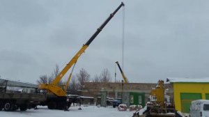 Маз Ивановец кс-5576Б 32 тонны 2007 г.в. Видео работы автокрана