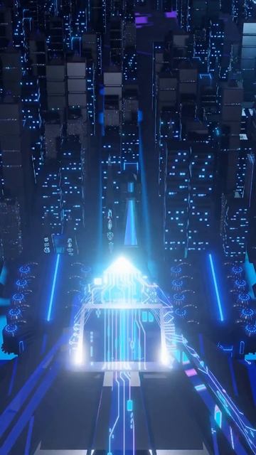 Sci-fi город геометрическими нодами в Blender 3D смотреть онлайн