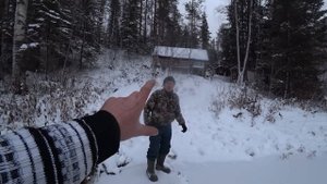 ОТКРЫЛИ ПЕРВЫЙ ЛЁД с ЛЕОНТЬЕВИЧЕМ!!! ПРИЕХАЛИ в ИЗБУ. З?