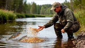 Проверяю поклевку на новом месте