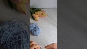 Плоский шнур крючком. Два варианта