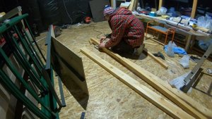 Антресоль со спальным местом в каркасном доме