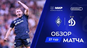 Обзор матча «Крылья Советов» – «Динамо» | Мир РПЛ 2024/25