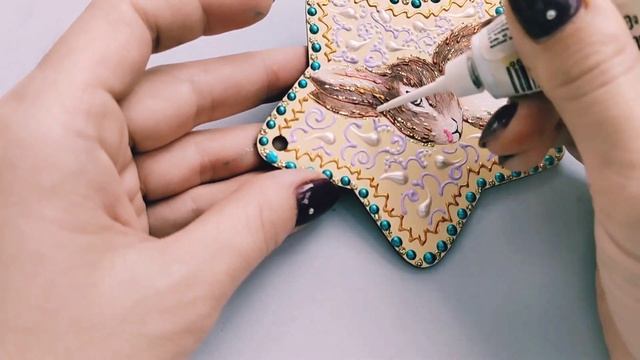 DIY Роспись и декор на Пасху. Рисуем зайчика