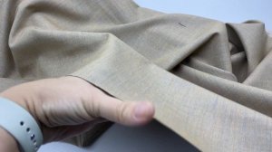 Костюмная бежевого цвета сине-зелёный меланж 19263