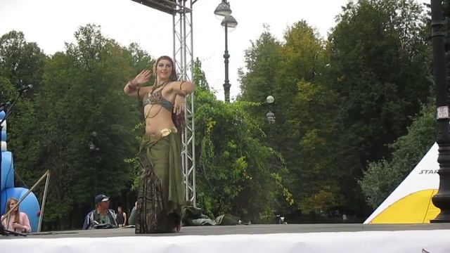 Elena Yaroshenko - Sirin Tribe - tribal fusion @ Бабье Лето 2016 смотреть онлайн