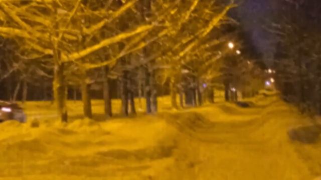 Раннее утро зимой