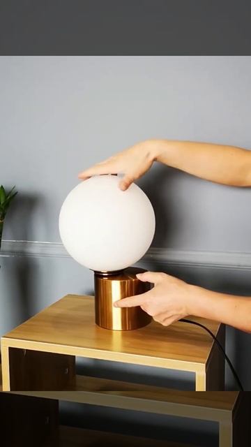 Настольный светильник декоративный Kasanye Bedlight Shar, золо?