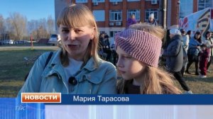 Уличный показ фильма "А зори здесь тихие" прошёл в Колпашеве