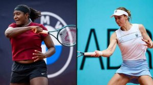 08.05.2025. Хейли Баптист - Людмила Самсонова. WTA 1000 Rome. Hailey Baptiste - Liudmila Samsonova