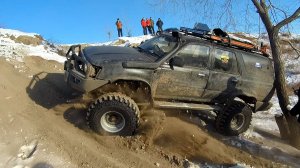 Offroad на диагоналках. Штурмуем крутую гору на Toyota Surf (Lada4x4, Lexus LX 470, Delica, Pajero)