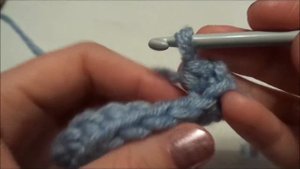 столбик без накида с ребром