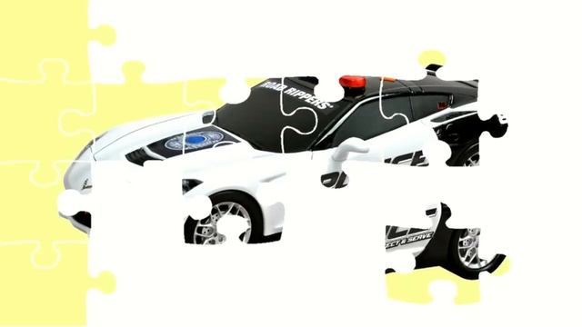 Мультик про полицейскую машинку. Игрушечные машинки. Мультик - Пазл смотреть онлайн