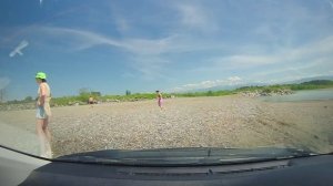 Грузия. Шекветили. Застрял в песке...