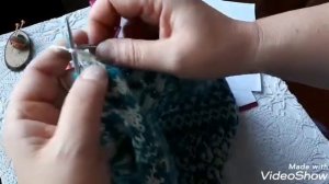 Жилет в технике разрезного жаккарда. Часть2. Определение начала закрытия пройм. Стики проймы.