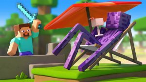 Выходной у Эндермана | История Эндермана | Майнкрафт